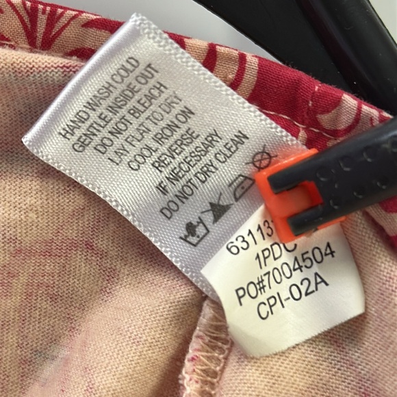 One World Cotton Paisley Print Sleeveless Embellished Tunic Top Blouse Womens S - Picture 13 of 13